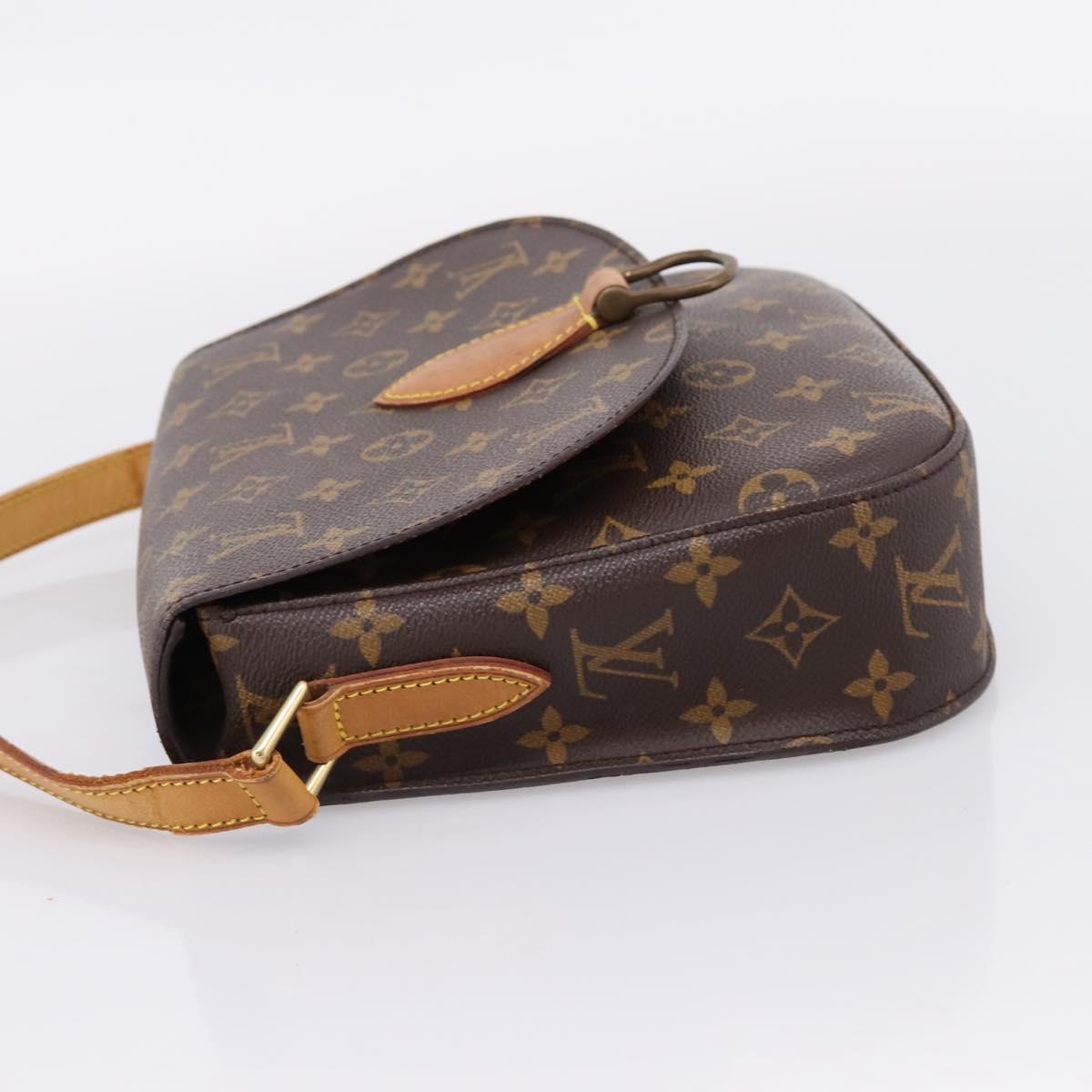LOUIS VUITTON Monogram Saint Cloud GM Shoulder Bag M51242 LV Auth 209078