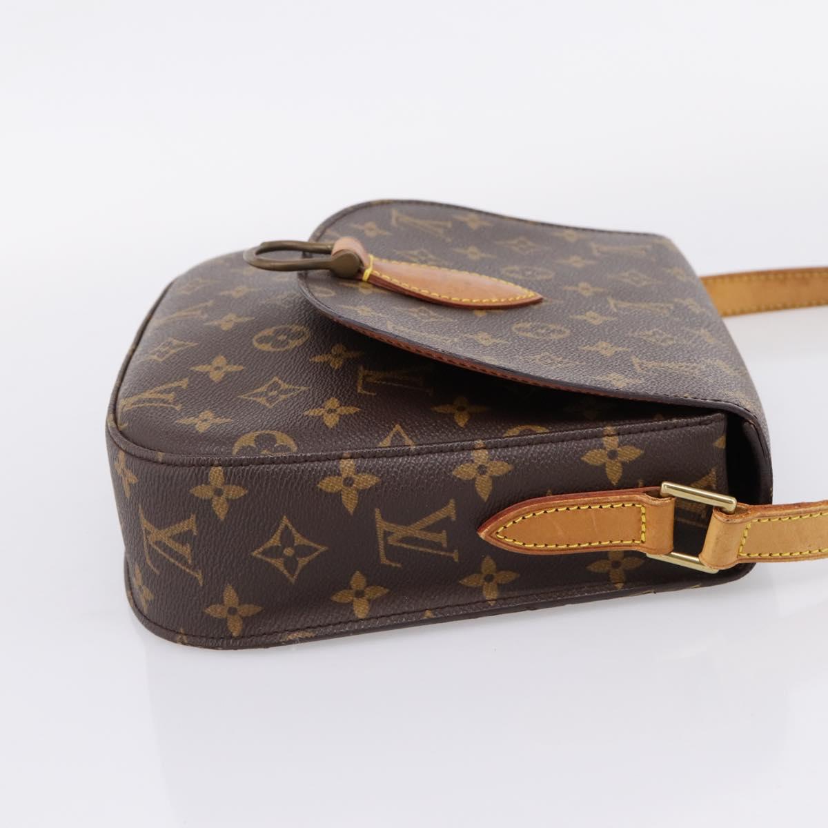 LOUIS VUITTON Monogram Saint Cloud GM Shoulder Bag M51242 LV Auth 209078
