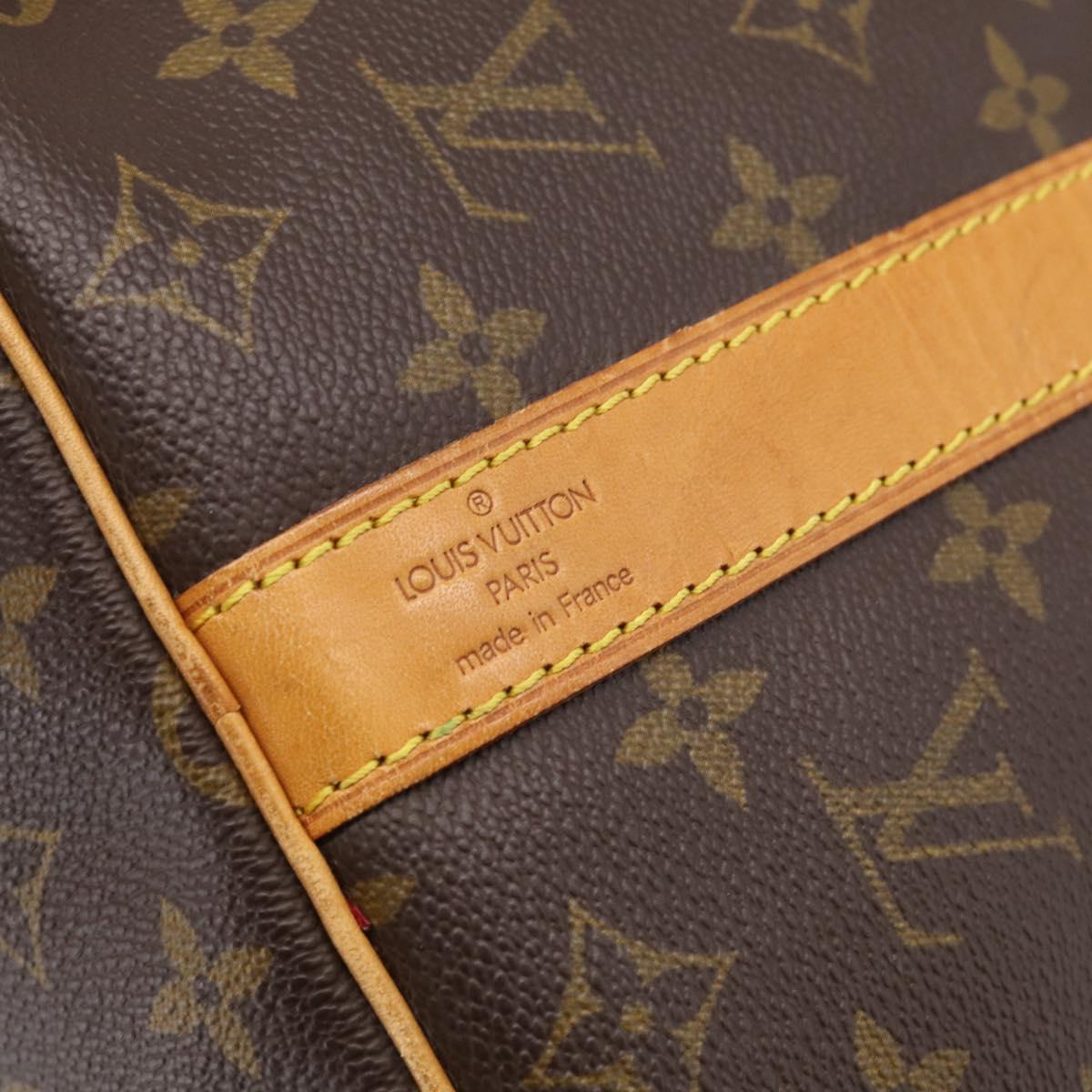 LOUIS VUITTON Monogram Keepall Bandouliere 45 Boston Bag M41418 LV Auth 209095V