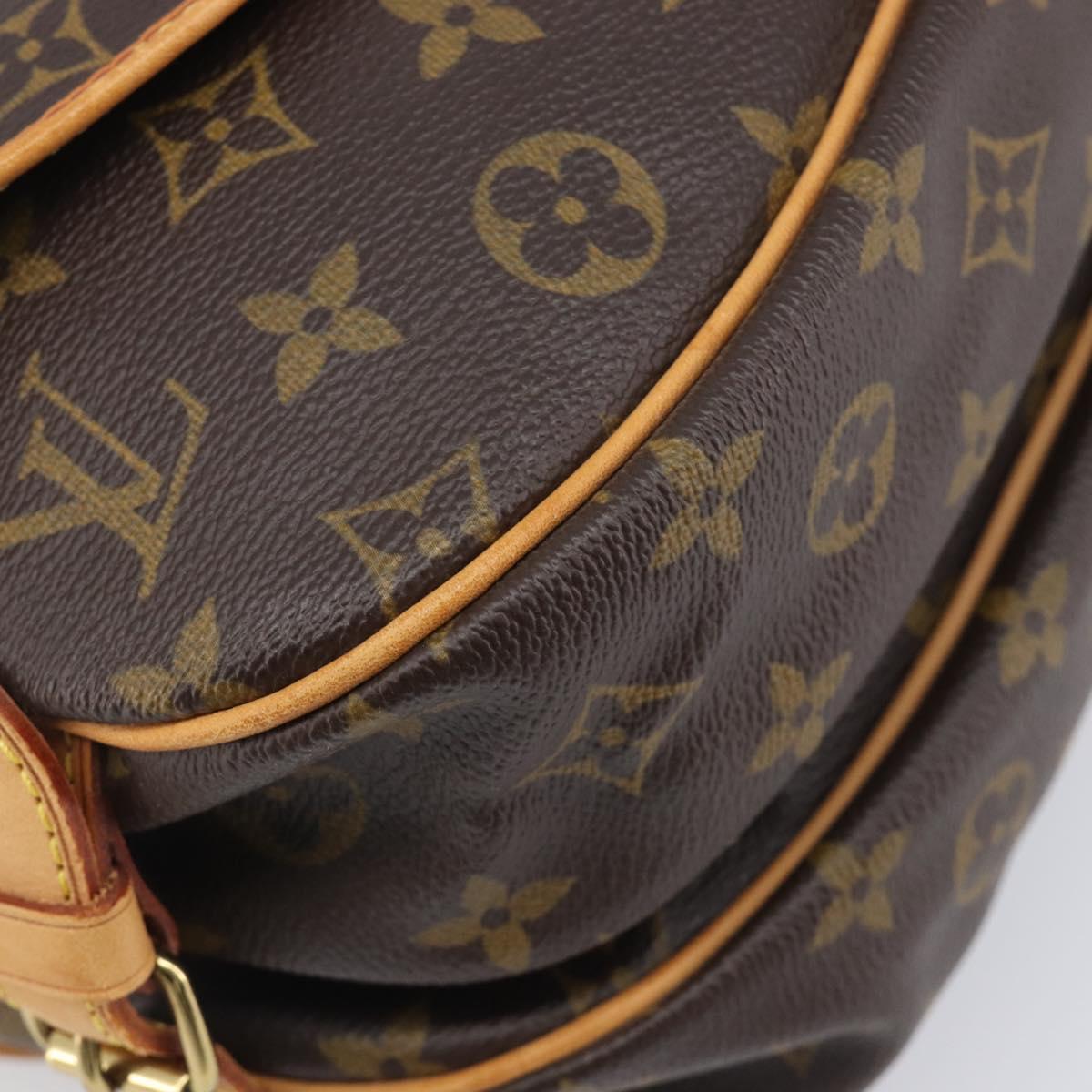 LOUIS VUITTON Monogram Saumur 30 Shoulder Bag M42256 LV Auth 209097V