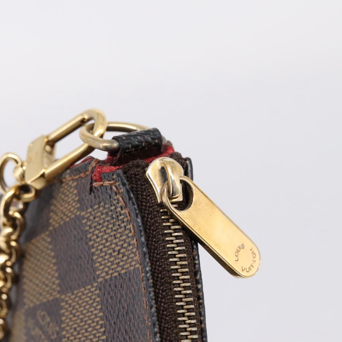 LOUIS VUITTON Damier Ebene Sophie Shoulder Bag N51135 LV Auth 209108