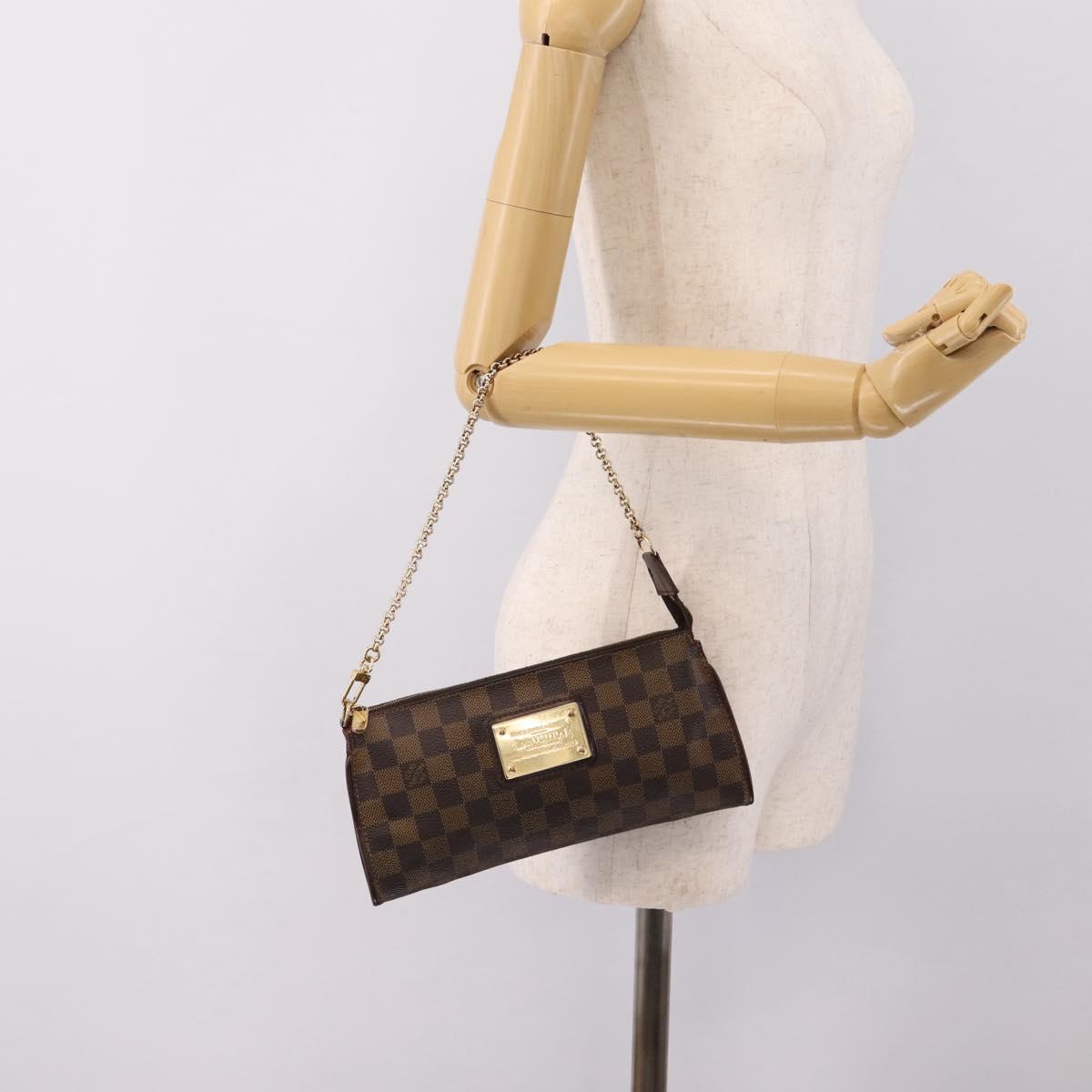 LOUIS VUITTON Damier Ebene Sophie Shoulder Bag N51135 LV Auth 209108