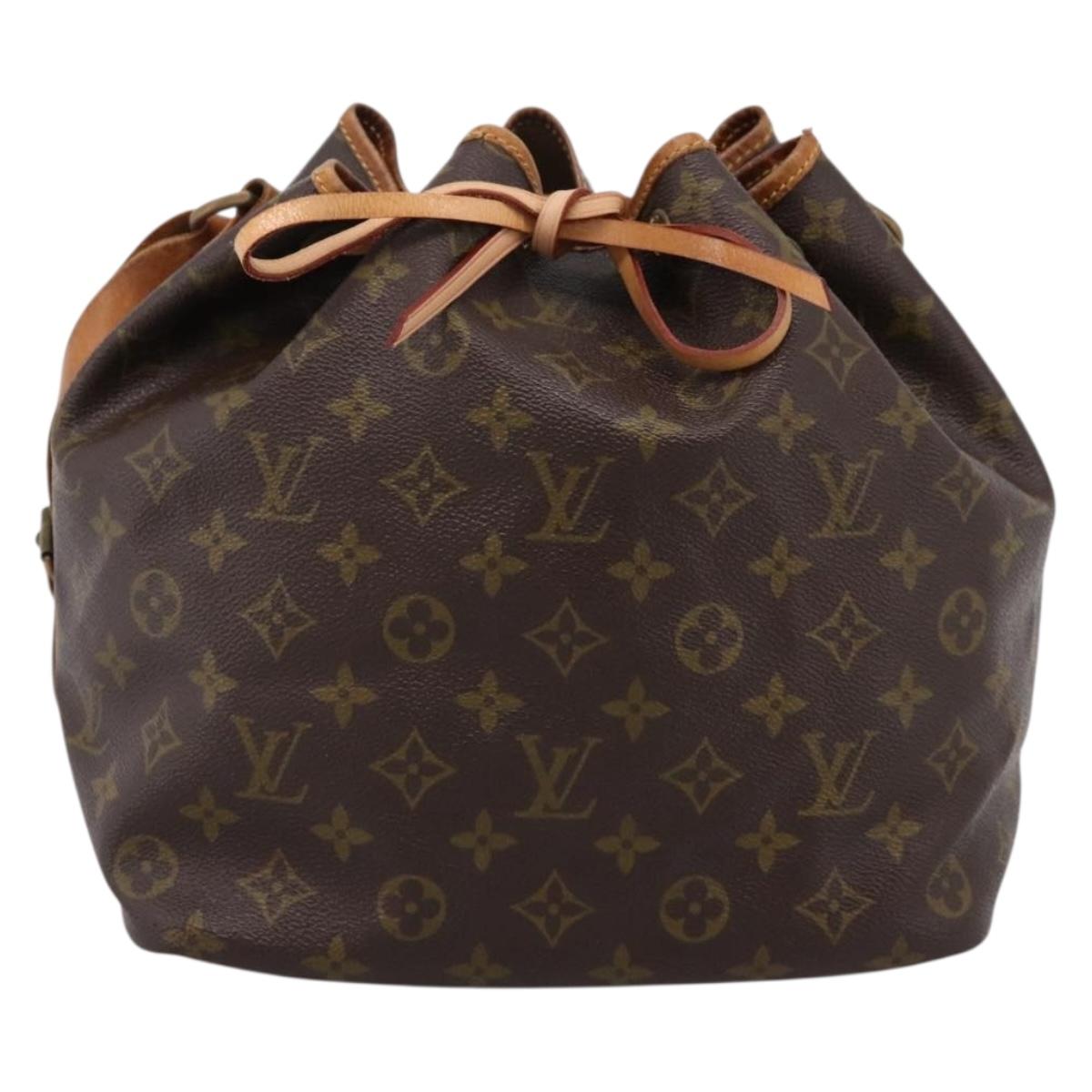 LOUIS VUITTON Monogram Petit Noe Shoulder Bag M42226 LV Auth 209109