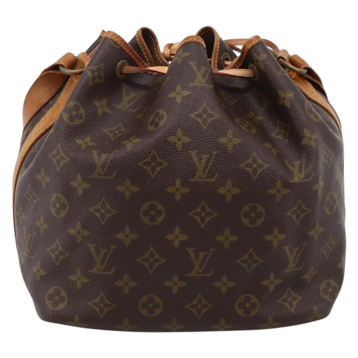 LOUIS VUITTON Monogram Petit Noe Shoulder Bag M42226 LV Auth 209109