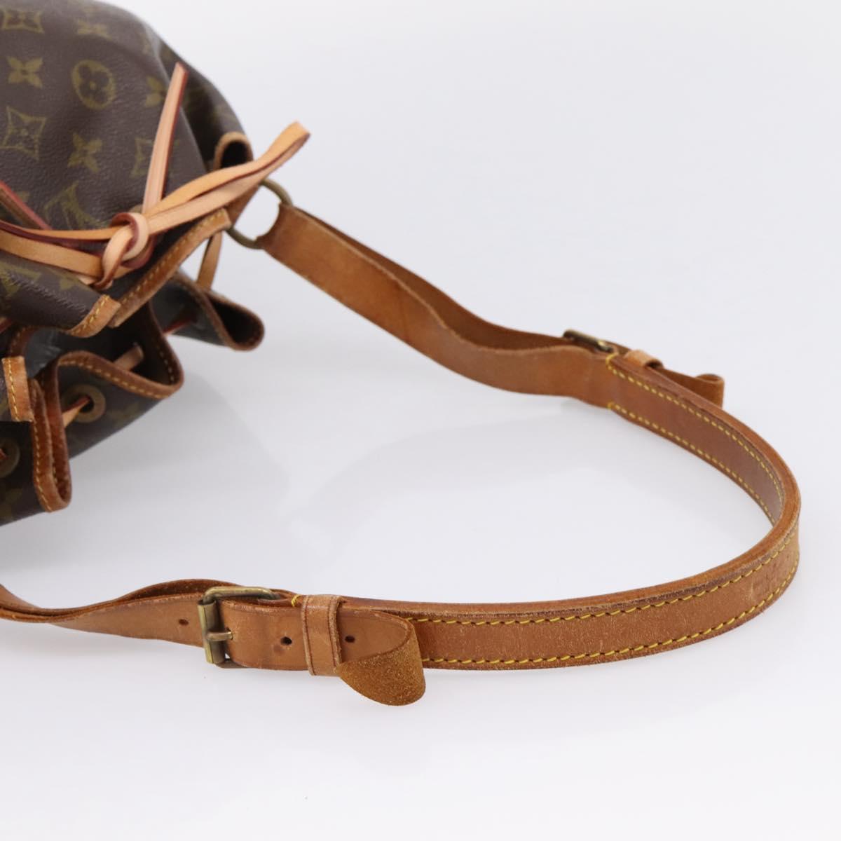 LOUIS VUITTON Monogram Petit Noe Shoulder Bag M42226 LV Auth 209109