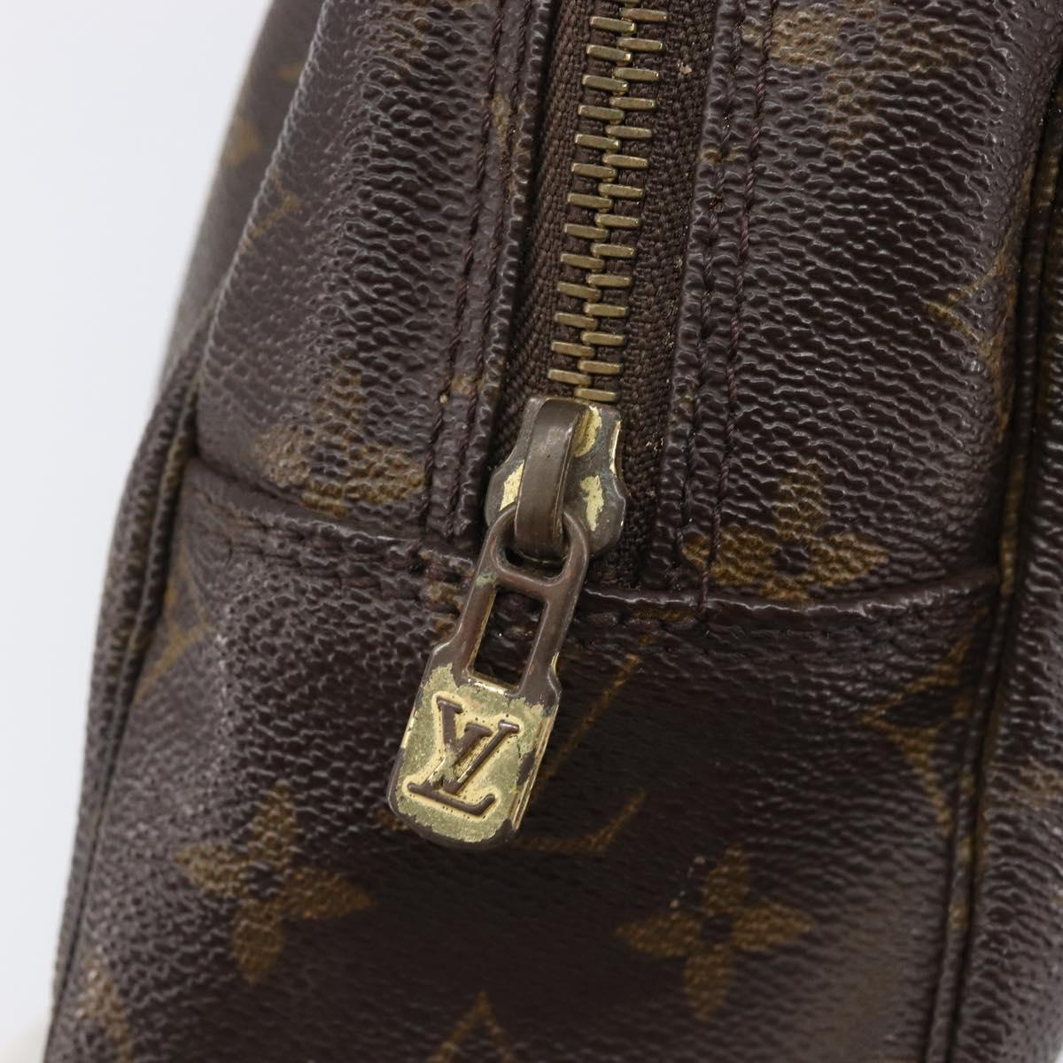 LOUIS VUITTON Monogram Trousse Toilette 28 Clutch Bag M47522 LV Auth 209124