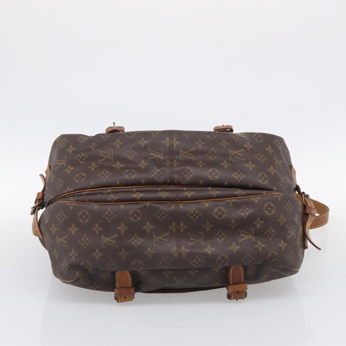 LOUIS VUITTON Monogram Saumur 43 Shoulder Bag M42252 LV Auth 209144