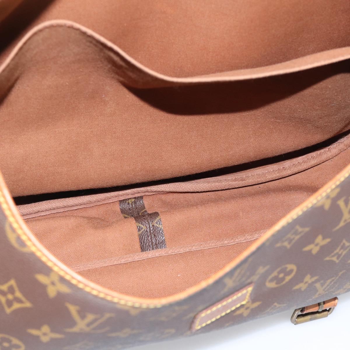 LOUIS VUITTON Monogram Saumur 43 Shoulder Bag M42252 LV Auth 209144