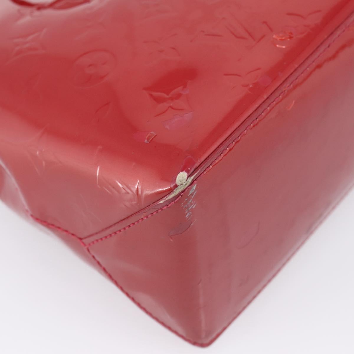 LOUIS VUITTON Monogram Vernis Wilshire PM Pomme D'amour M93642 LV Auth 209152