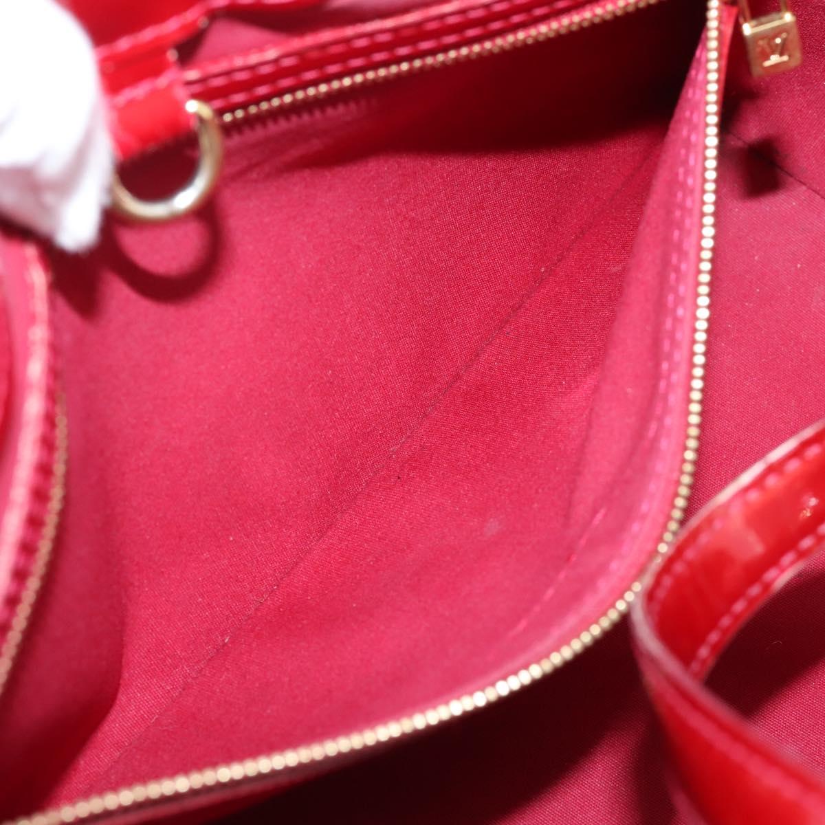 LOUIS VUITTON Monogram Vernis Wilshire PM Pomme D'amour M93642 LV Auth 209152