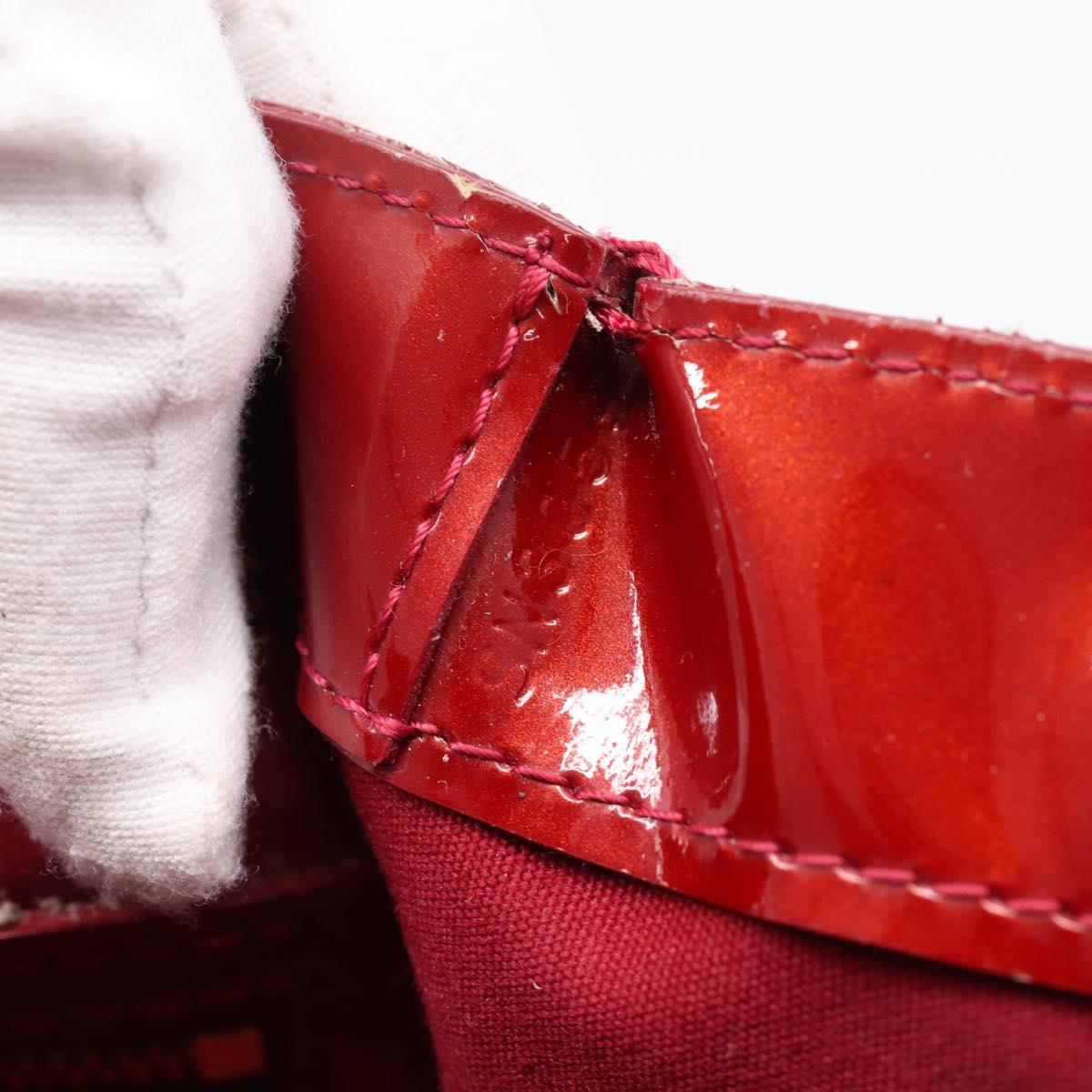 LOUIS VUITTON Monogram Vernis Wilshire PM Pomme D'amour M93642 LV Auth 209152