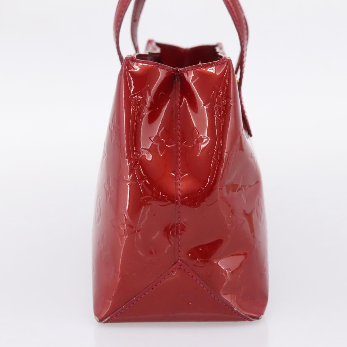 LOUIS VUITTON Monogram Vernis Wilshire PM Pomme D'amour M93642 LV Auth 209152