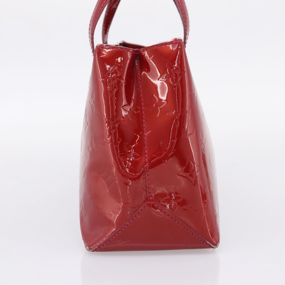 LOUIS VUITTON Monogram Vernis Wilshire PM Pomme D'amour M93642 LV Auth 209152