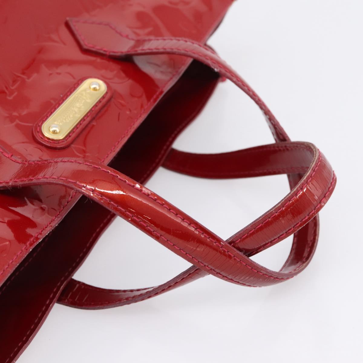 LOUIS VUITTON Monogram Vernis Wilshire PM Pomme D'amour M93642 LV Auth 209152