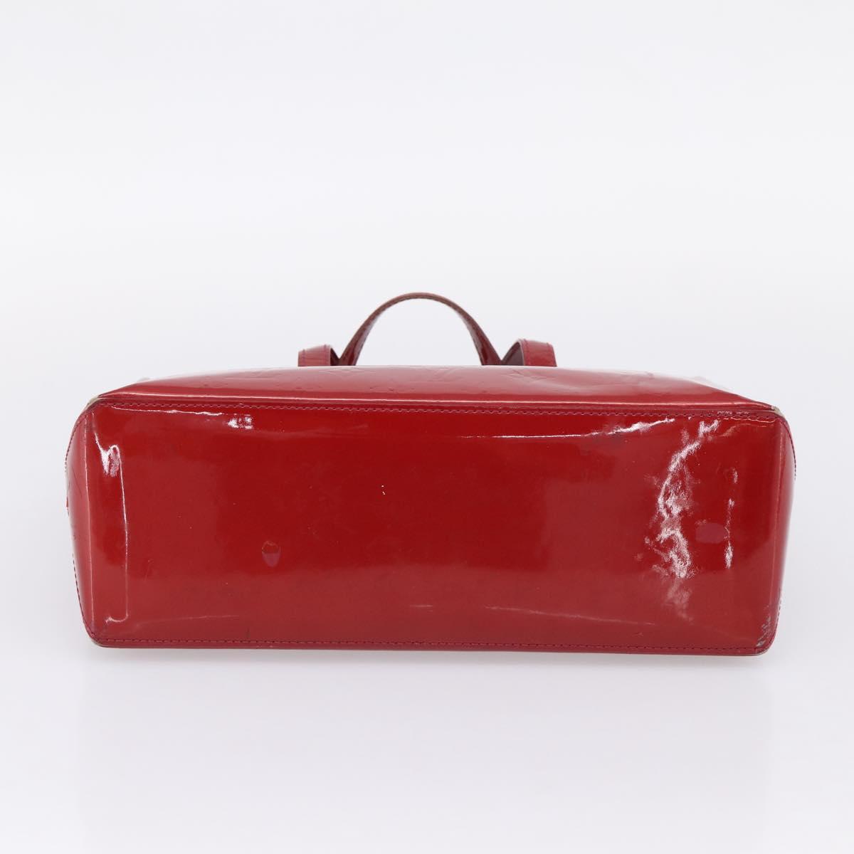 LOUIS VUITTON Monogram Vernis Wilshire PM Pomme D'amour M93642 LV Auth 209152