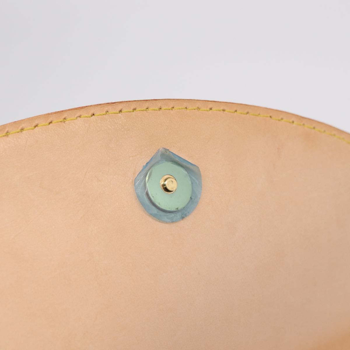 LOUIS VUITTON Vernis Biscayne Bay PM Bag Noisette M91179 LV Auth 209162V