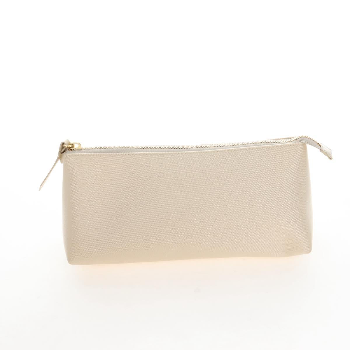 GIVENCHY Shoulder Bag Canvas Navy Gold Tone Auth 209181A
