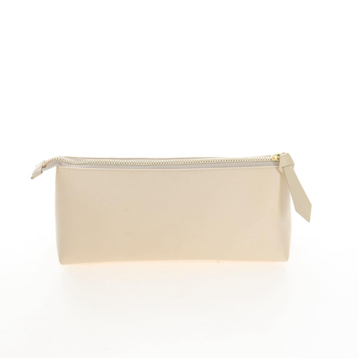 GIVENCHY Shoulder Bag Canvas Navy Gold Tone Auth 209181A