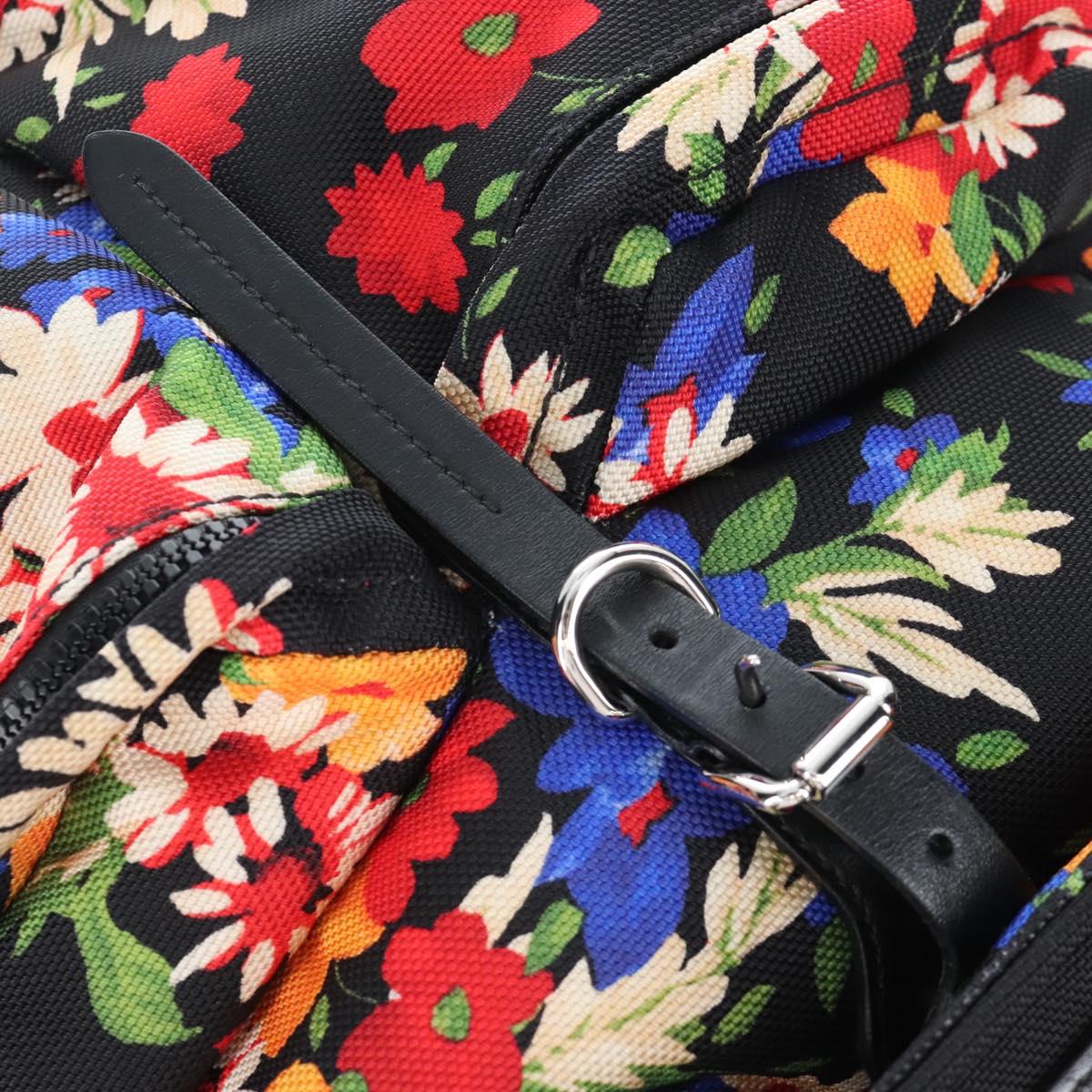 Miu Miu Backpack Canvas Multicolor Silver Auth 209185M
