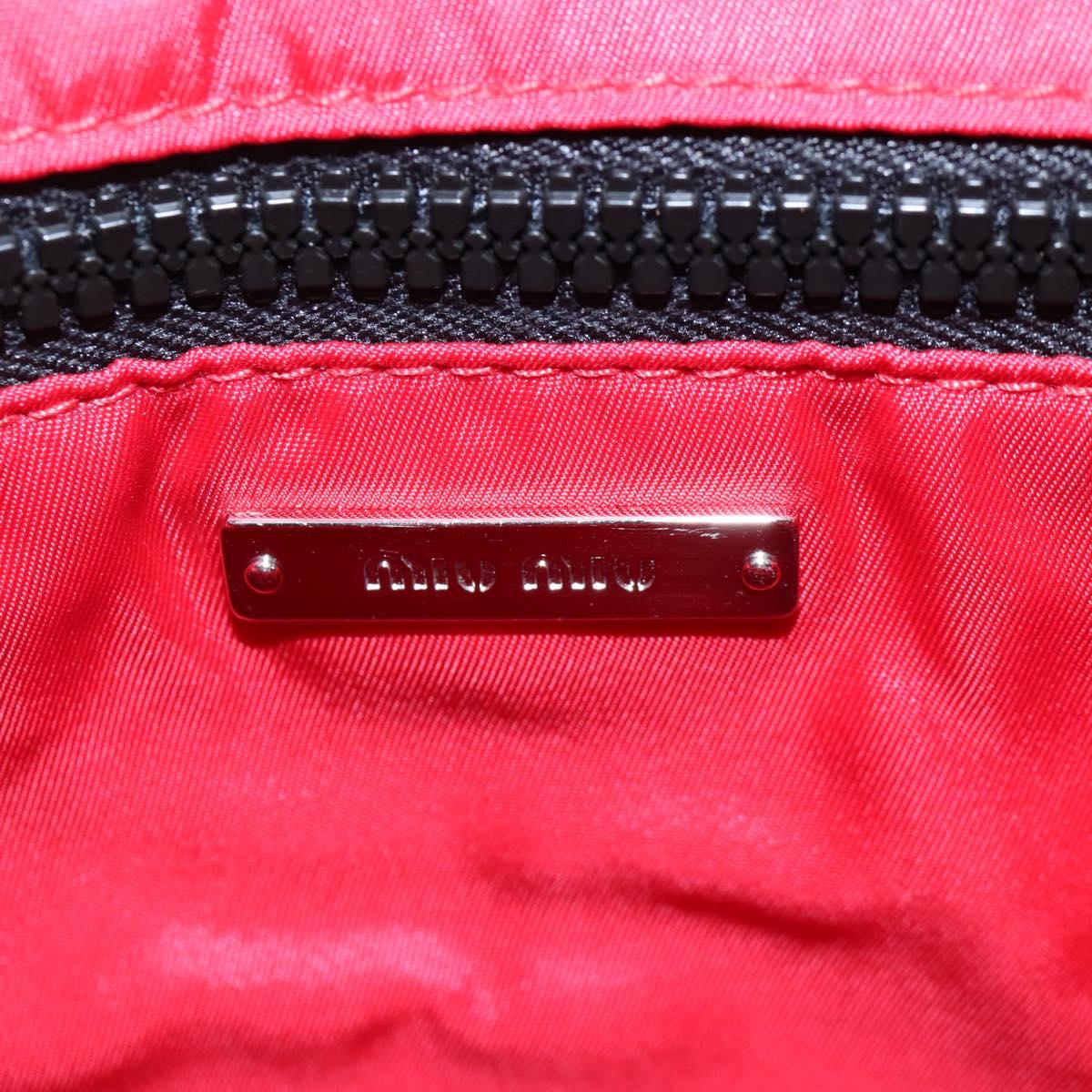 Miu Miu Backpack Canvas Multicolor Silver Auth 209185M