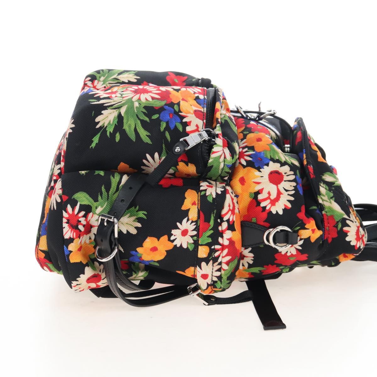 Miu Miu Backpack Canvas Multicolor Silver Auth 209185M