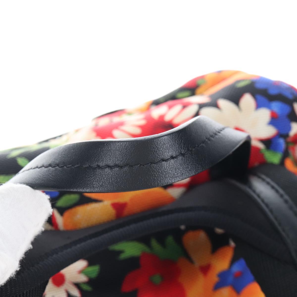 Miu Miu Backpack Canvas Multicolor Silver Auth 209185M