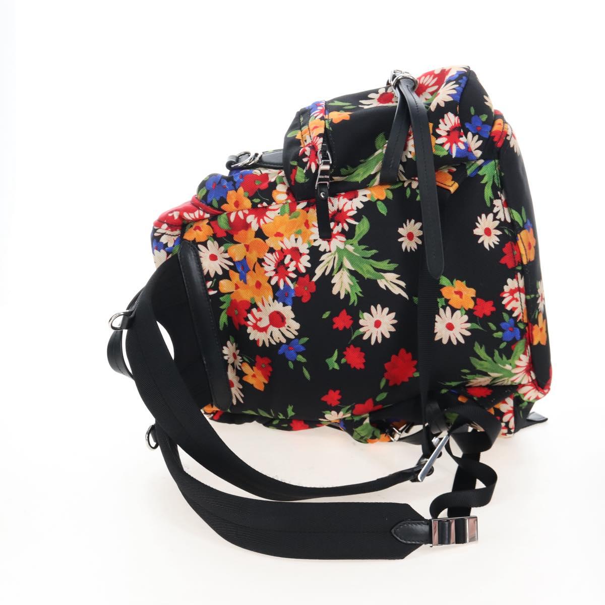 Miu Miu Backpack Canvas Multicolor Silver Auth 209185M
