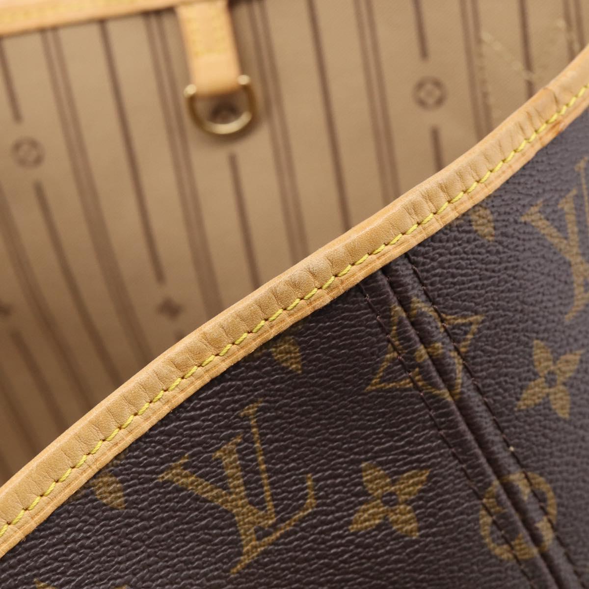 LOUIS VUITTON Monogram Neverfull MM Tote Bag M40156 LV Auth 209215V