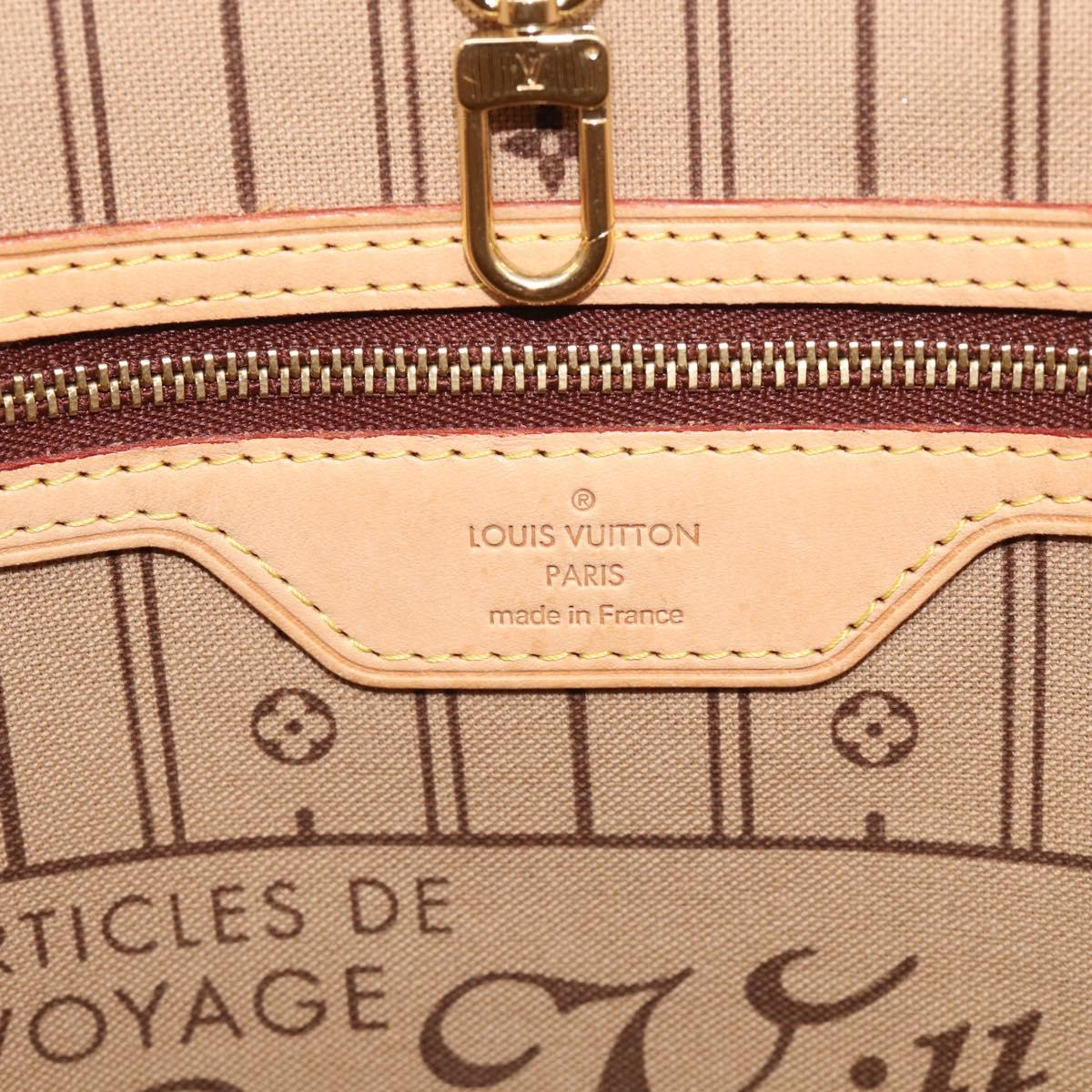 LOUIS VUITTON Monogram Neverfull MM Tote Bag M40156 LV Auth 209215V