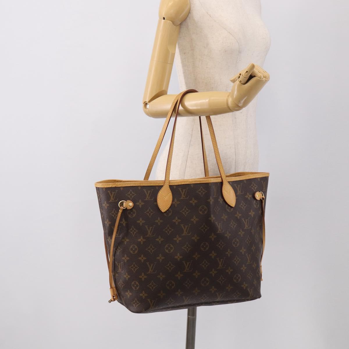 LOUIS VUITTON Monogram Neverfull MM Tote Bag M40156 LV Auth 209215V