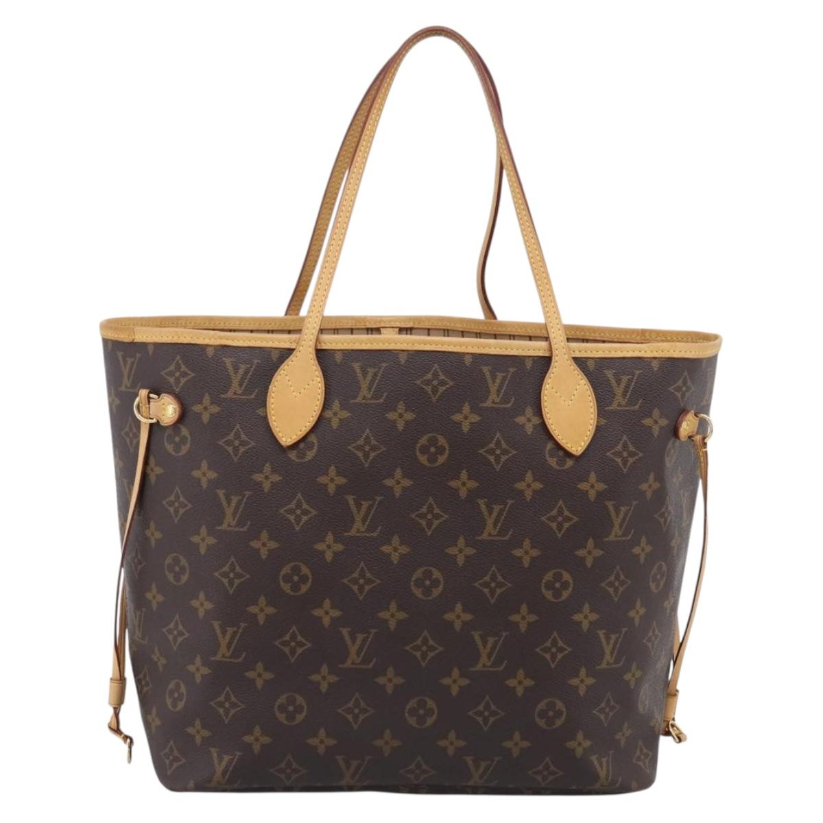 LOUIS VUITTON Monogram Neverfull MM Tote Bag M40156 LV Auth 209215V