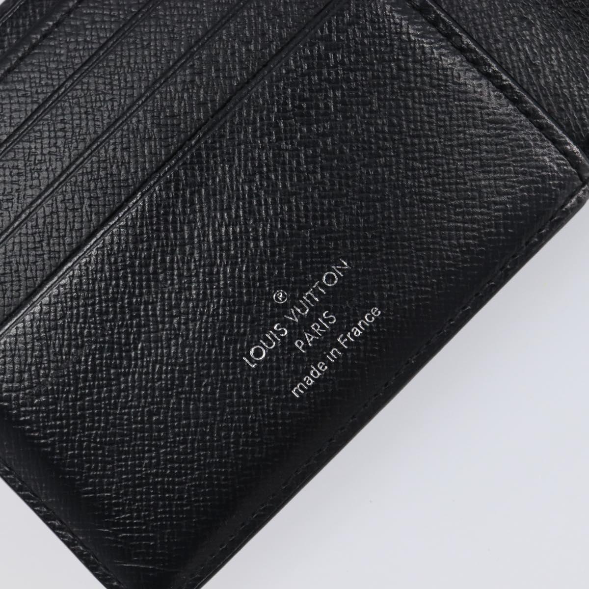 LOUIS VUITTON Damier Graphite Portefeuille Multiple Wallet N63258 LV Auth 209231