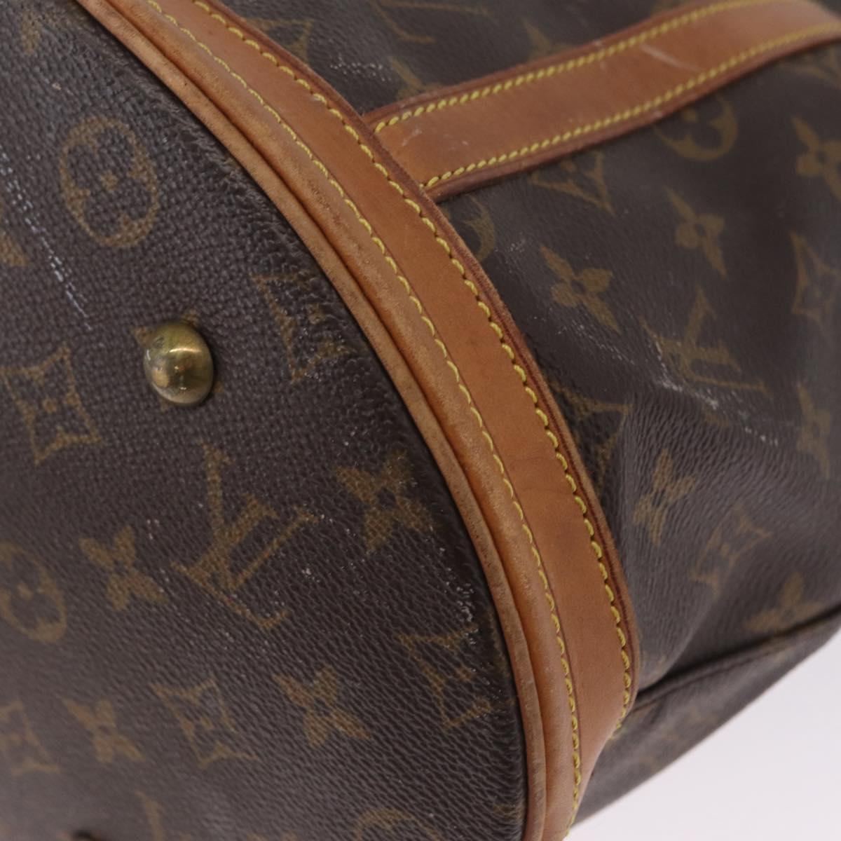 LOUIS VUITTON Monogram Bucket GM Shoulder Bag M42236 LV Auth 209232