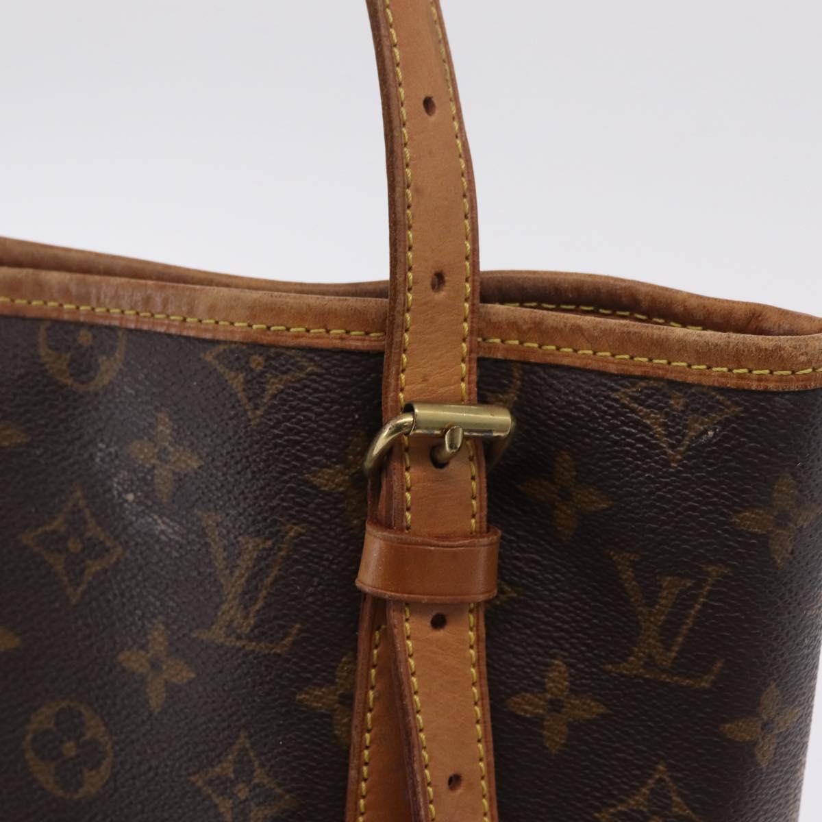 LOUIS VUITTON Monogram Bucket GM Shoulder Bag M42236 LV Auth 209232