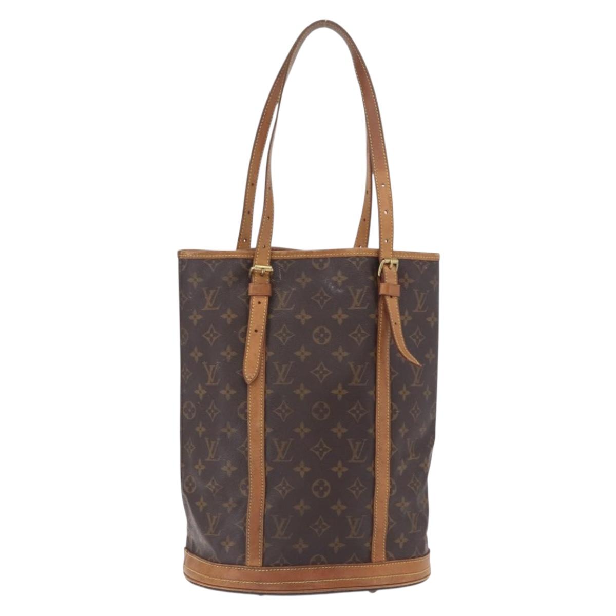 LOUIS VUITTON Monogram Bucket GM Shoulder Bag M42236 LV Auth 209232