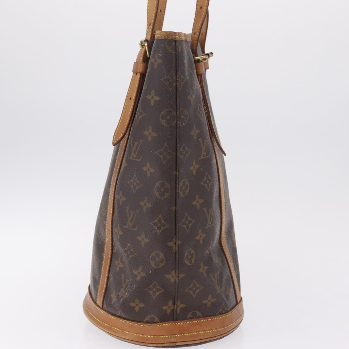 LOUIS VUITTON Monogram Bucket GM Shoulder Bag M42236 LV Auth 209232