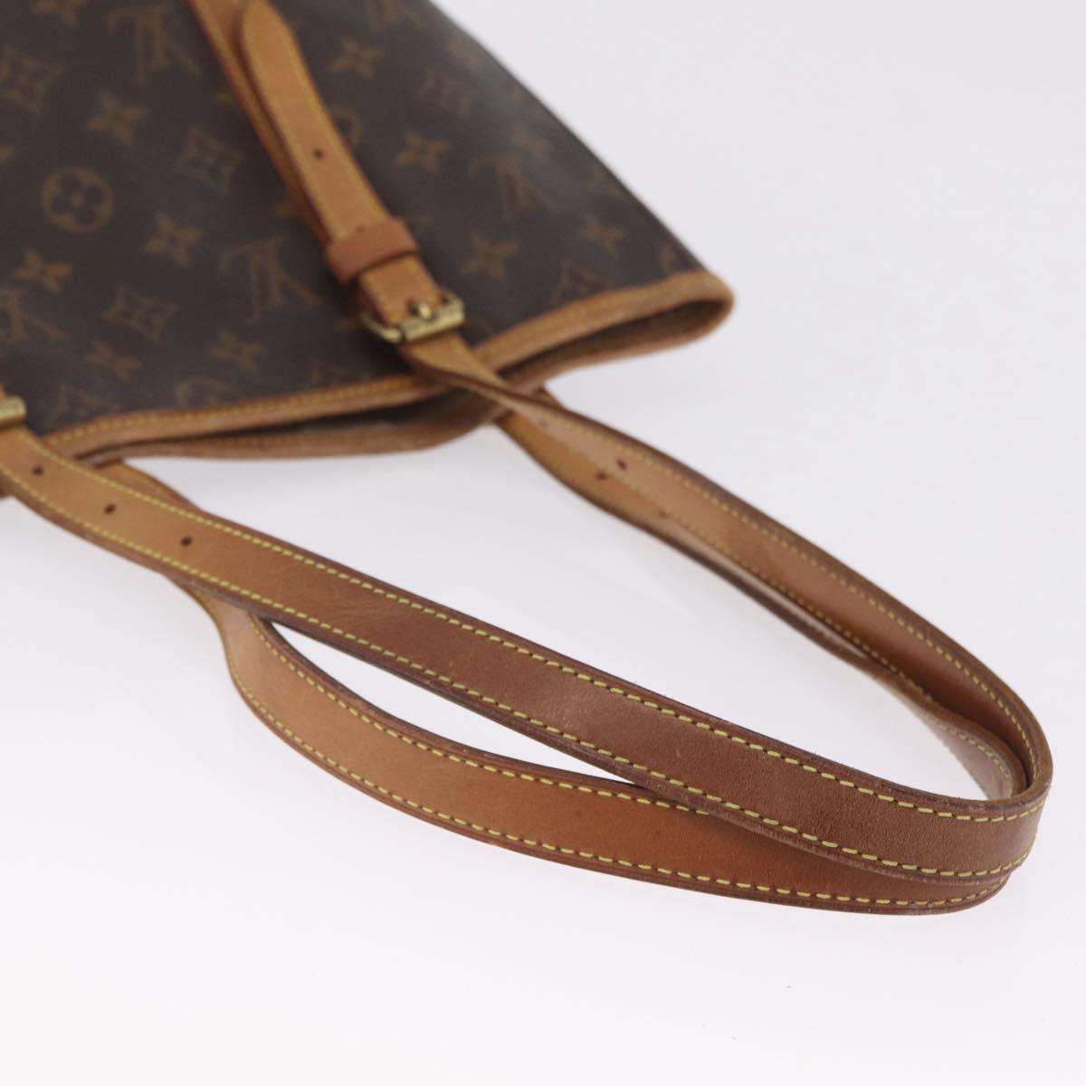 LOUIS VUITTON Monogram Bucket GM Shoulder Bag M42236 LV Auth 209232