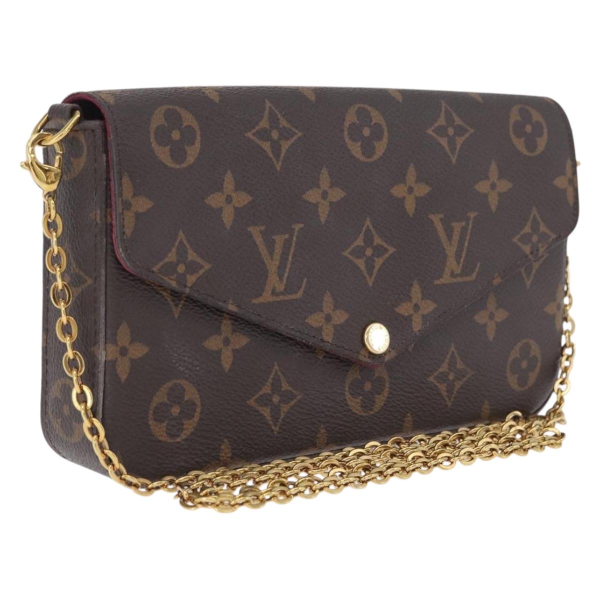 LOUIS VUITTON Monogram Pochette Felice Shoulder Bag M61276 LV Auth 209236A