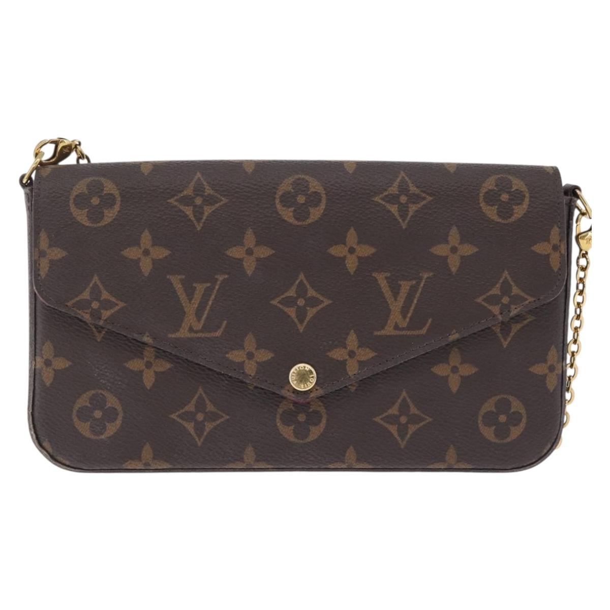 LOUIS VUITTON Monogram Pochette Felice Shoulder Bag M61276 LV Auth 209236A