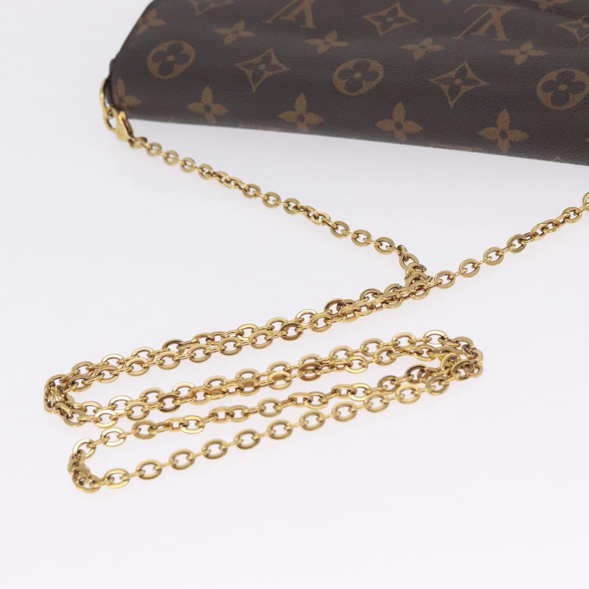 LOUIS VUITTON Monogram Pochette Felice Shoulder Bag M61276 LV Auth 209236A