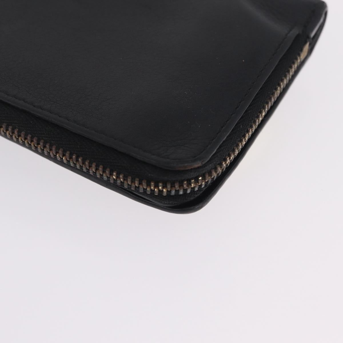 LOEWE Ghibli Howl's Moving Castle Calcifer Wallet Leather Black Auth 209245M