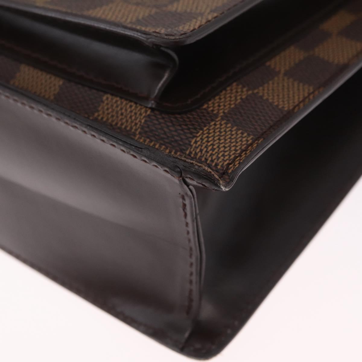 LOUIS VUITTON Damier Ebene Monceau 28 Hand Bag SPO 2way N48088 LV Auth 209267A