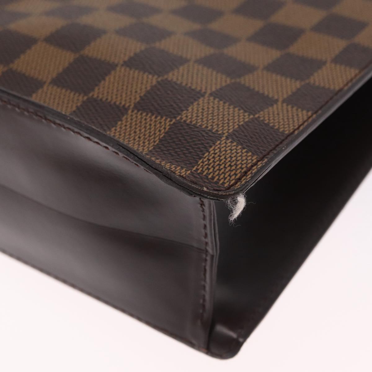 LOUIS VUITTON Damier Ebene Monceau 28 Hand Bag SPO 2way N48088 LV Auth 209267A