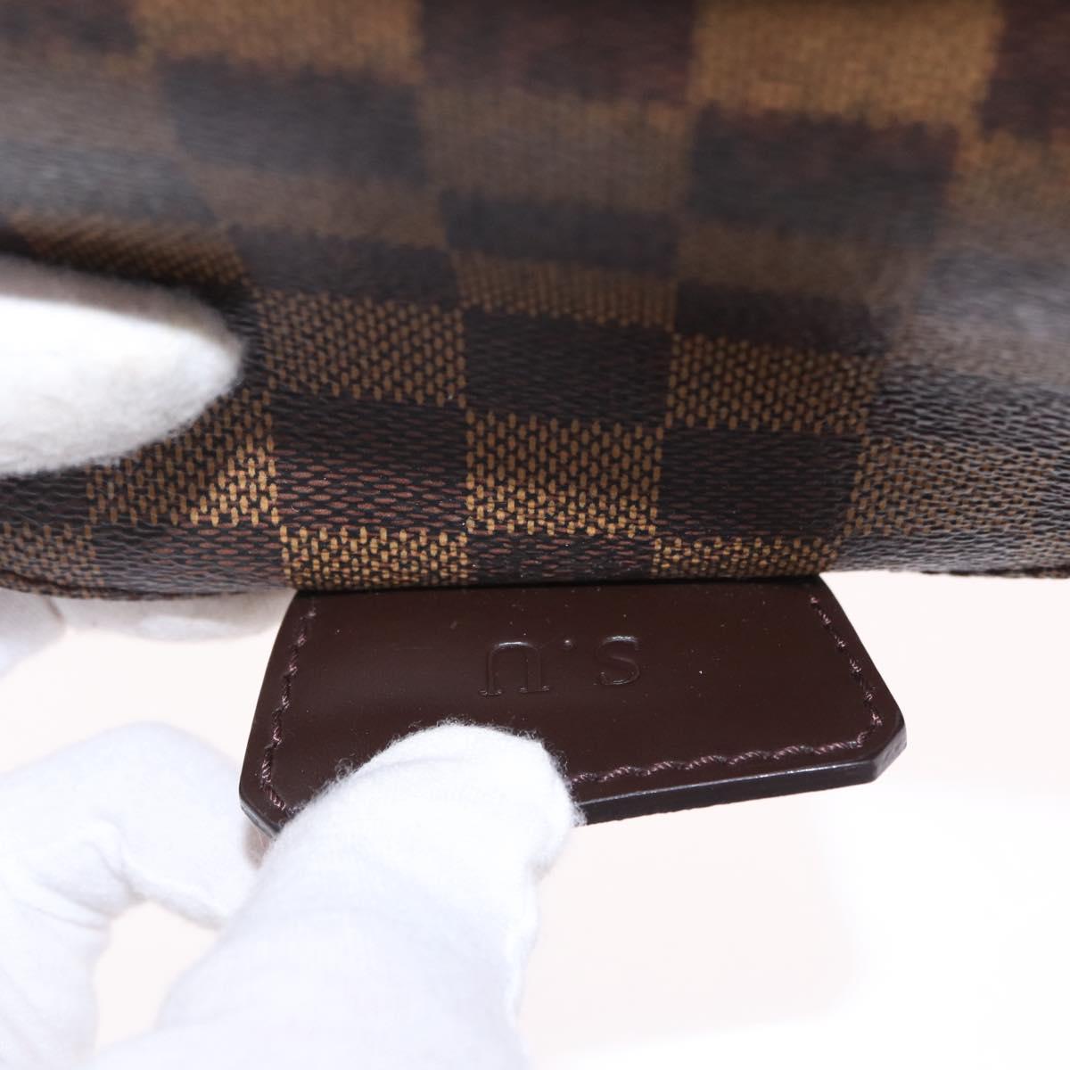 LOUIS VUITTON Damier Ebene Monceau 28 Hand Bag SPO 2way N48088 LV Auth 209267A