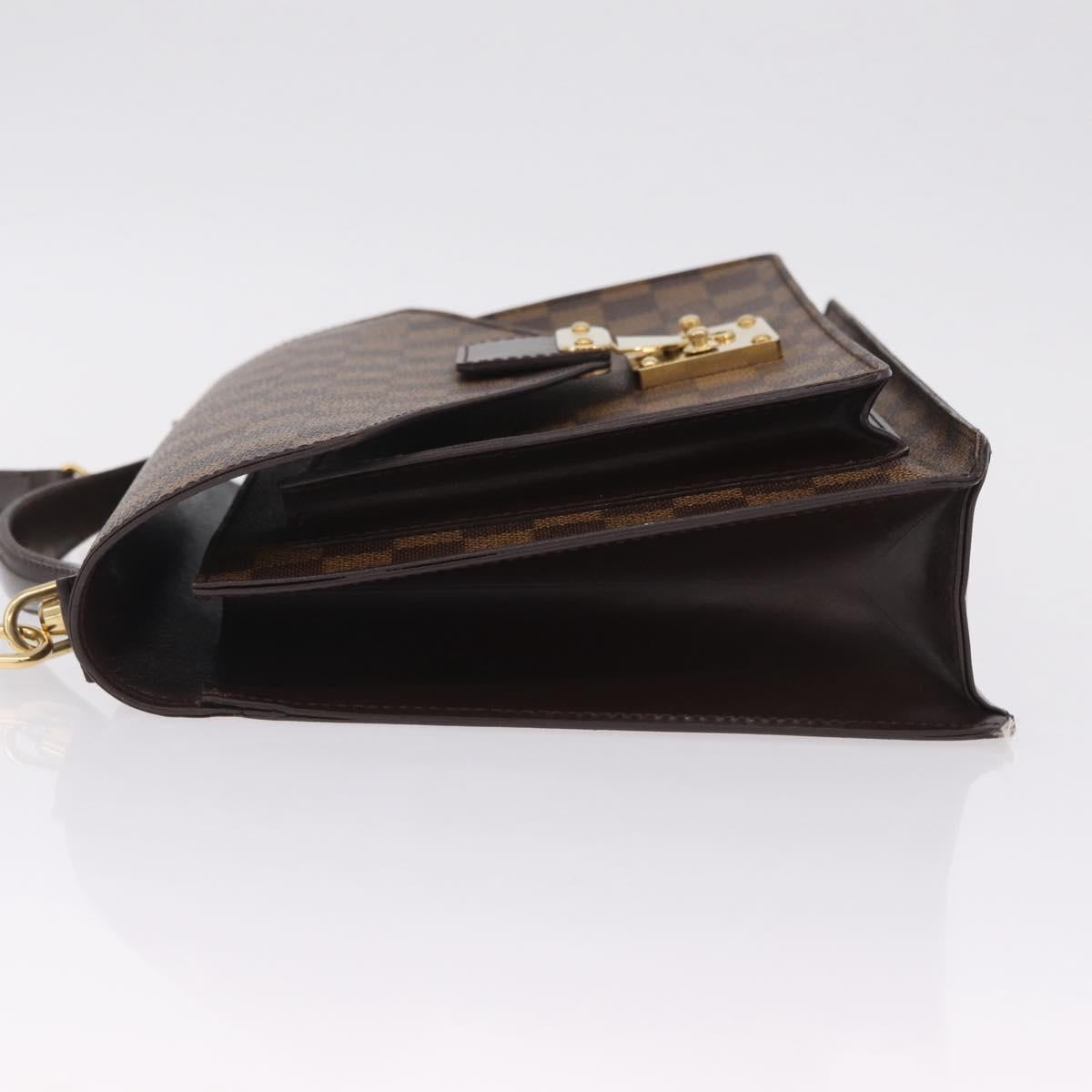 LOUIS VUITTON Damier Ebene Monceau 28 Hand Bag SPO 2way N48088 LV Auth 209267A