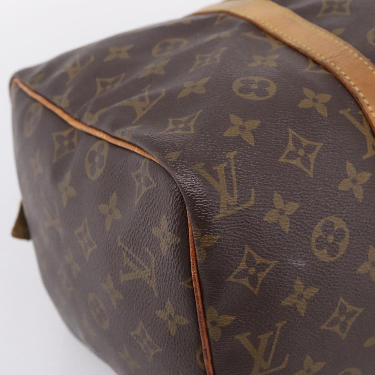 LOUIS VUITTON Monogram Sac Souple 35 Boston Bag M41626 LV Auth 209274