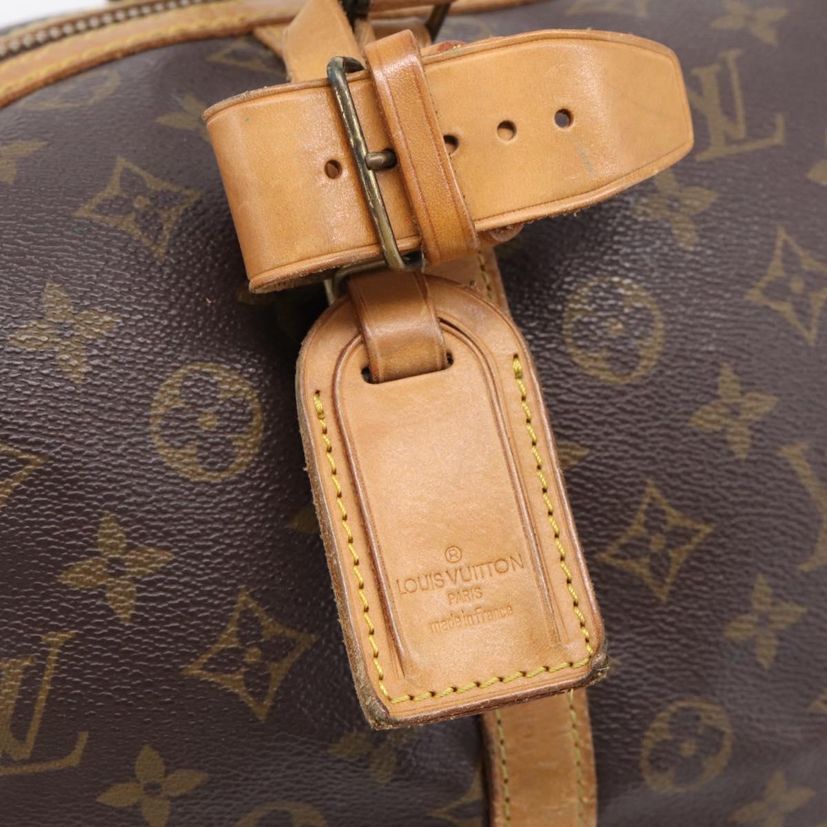 LOUIS VUITTON Monogram Sac Souple 35 Boston Bag M41626 LV Auth 209274