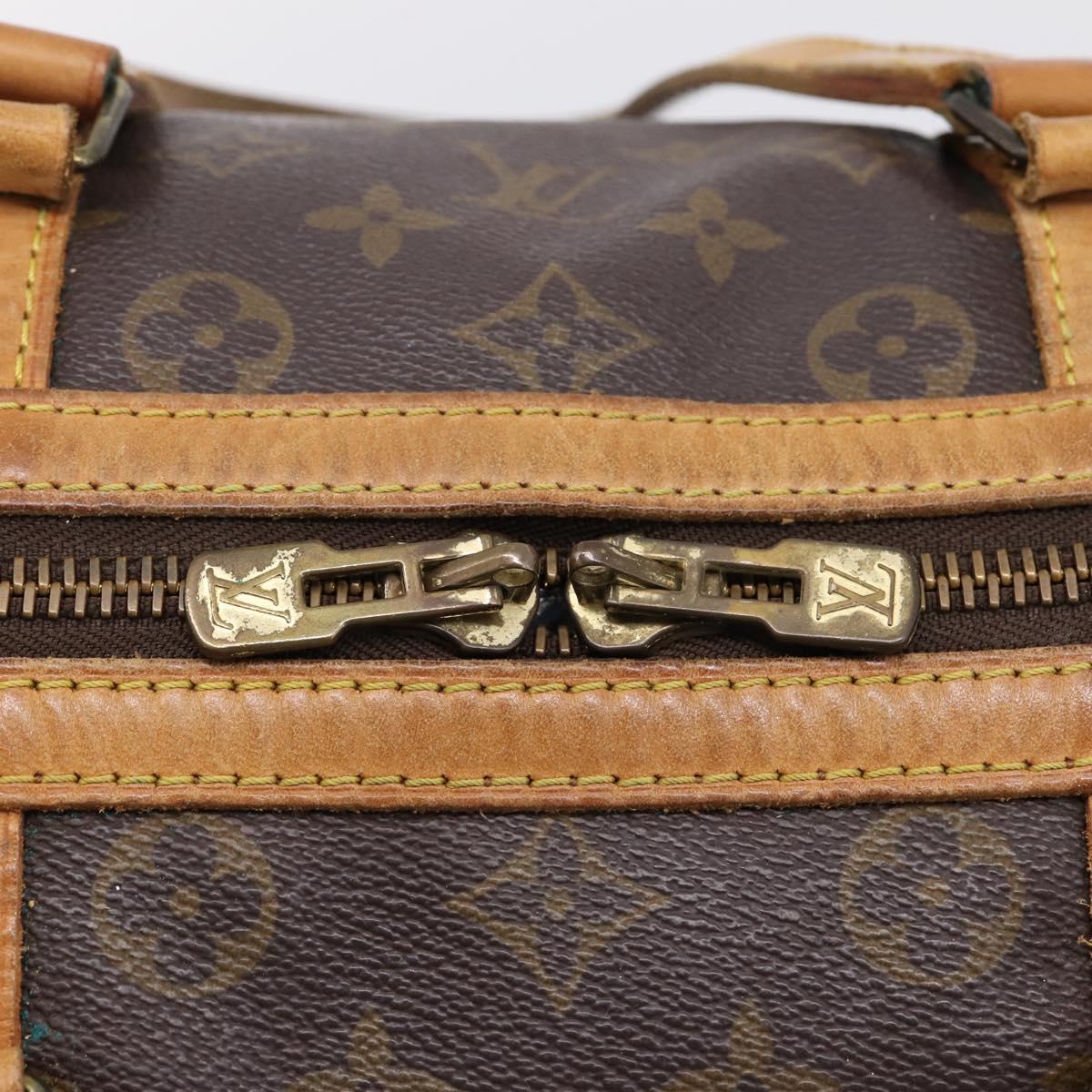 LOUIS VUITTON Monogram Sac Souple 35 Boston Bag M41626 LV Auth 209274