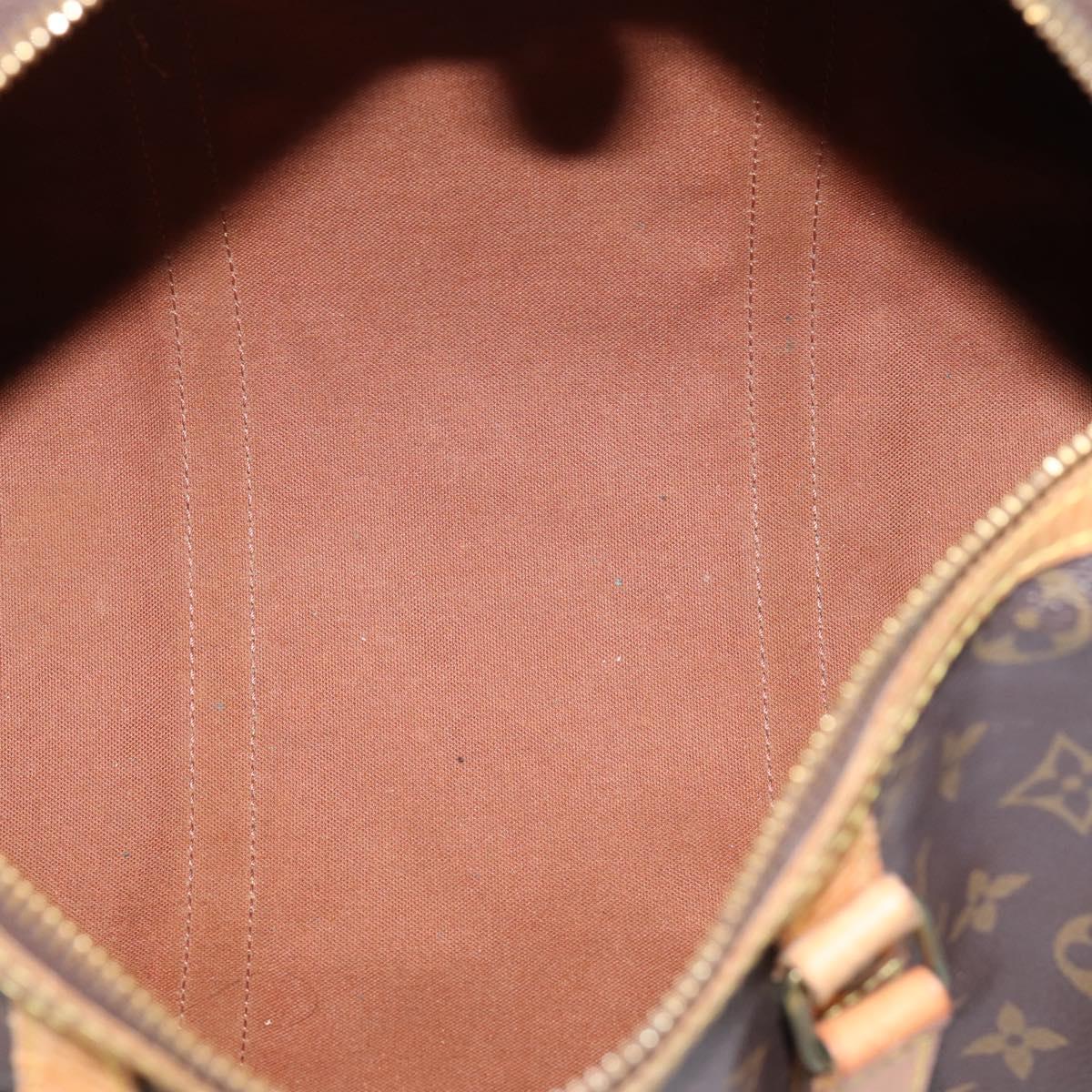 LOUIS VUITTON Monogram Sac Souple 35 Boston Bag M41626 LV Auth 209274