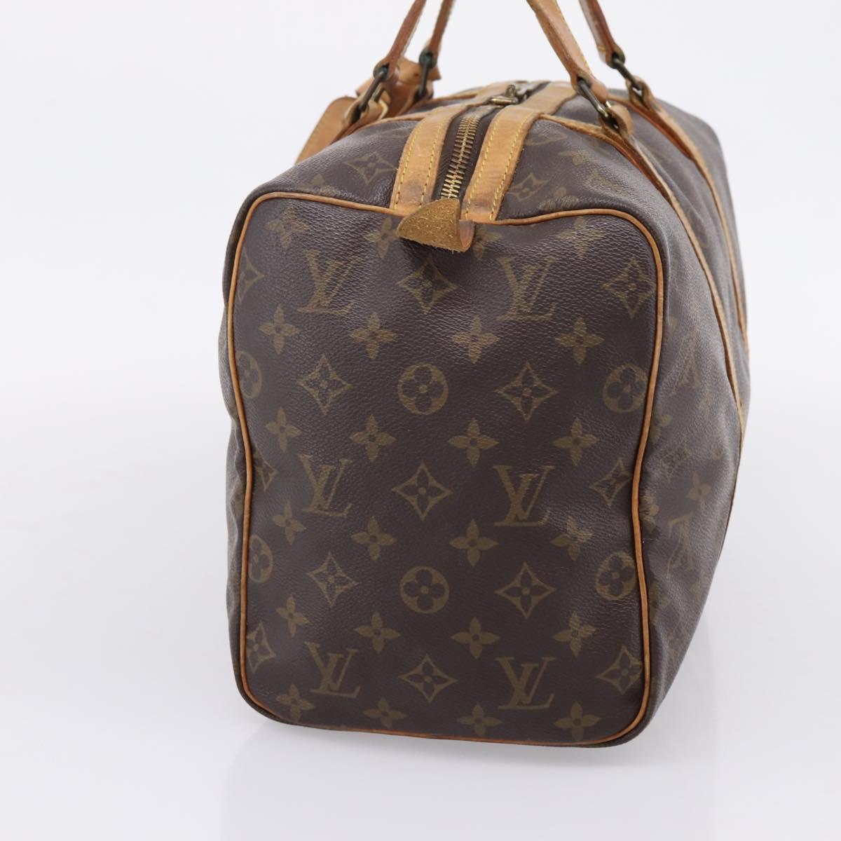 LOUIS VUITTON Monogram Sac Souple 35 Boston Bag M41626 LV Auth 209274